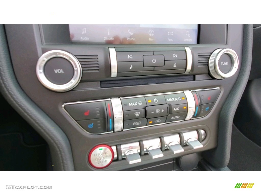 2021 Ford Mustang EcoBoost Premium Convertible Controls Photo #142760573