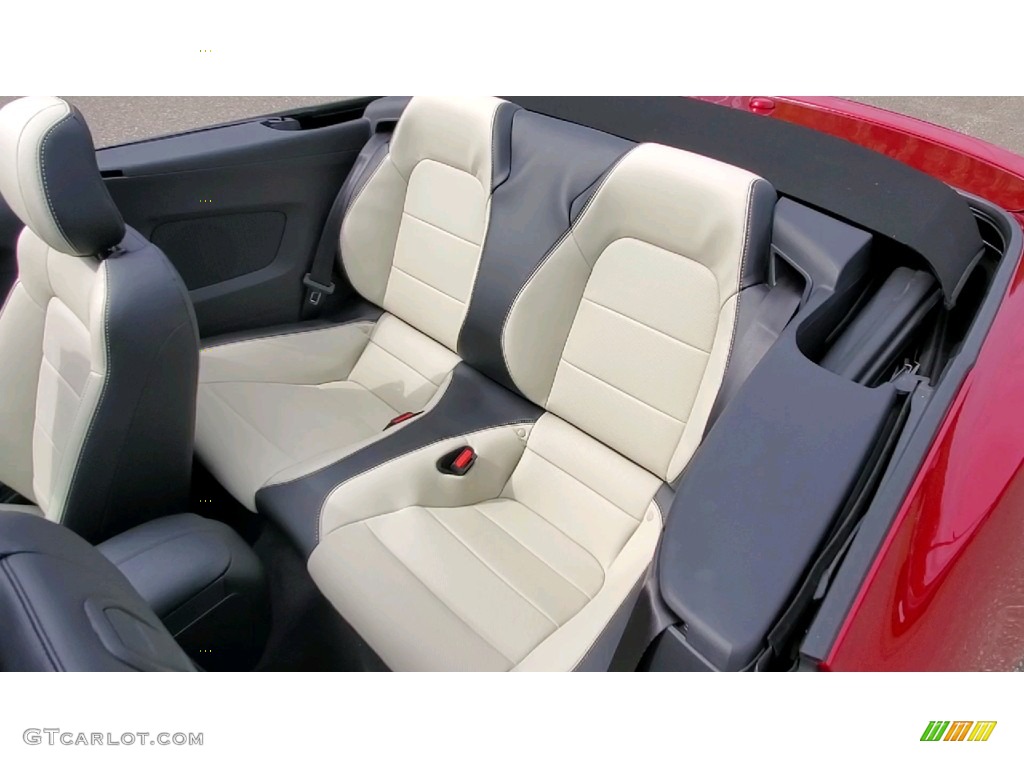 2021 Ford Mustang EcoBoost Premium Convertible Rear Seat Photo #142760612