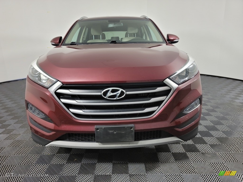 2017 Tucson Eco AWD - Ruby Wine / Beige photo #4