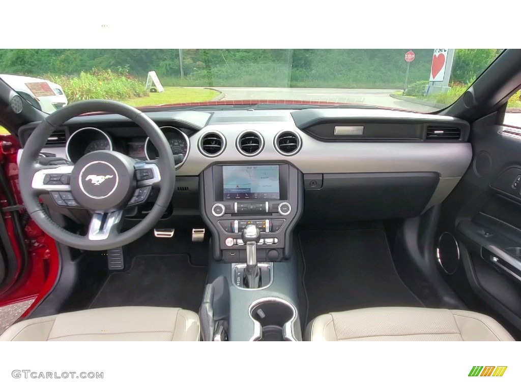 2021 Ford Mustang EcoBoost Premium Convertible Ceramic Dashboard Photo #142760639