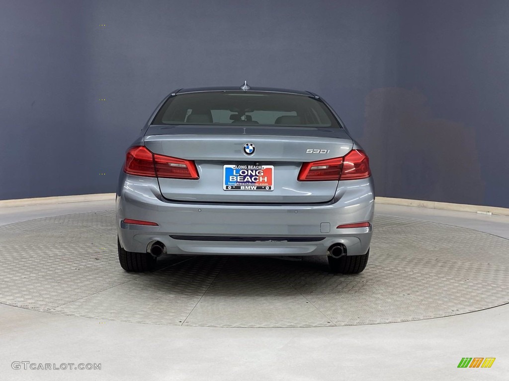 2018 5 Series 530i Sedan - Bluestone Metallic / Black photo #4