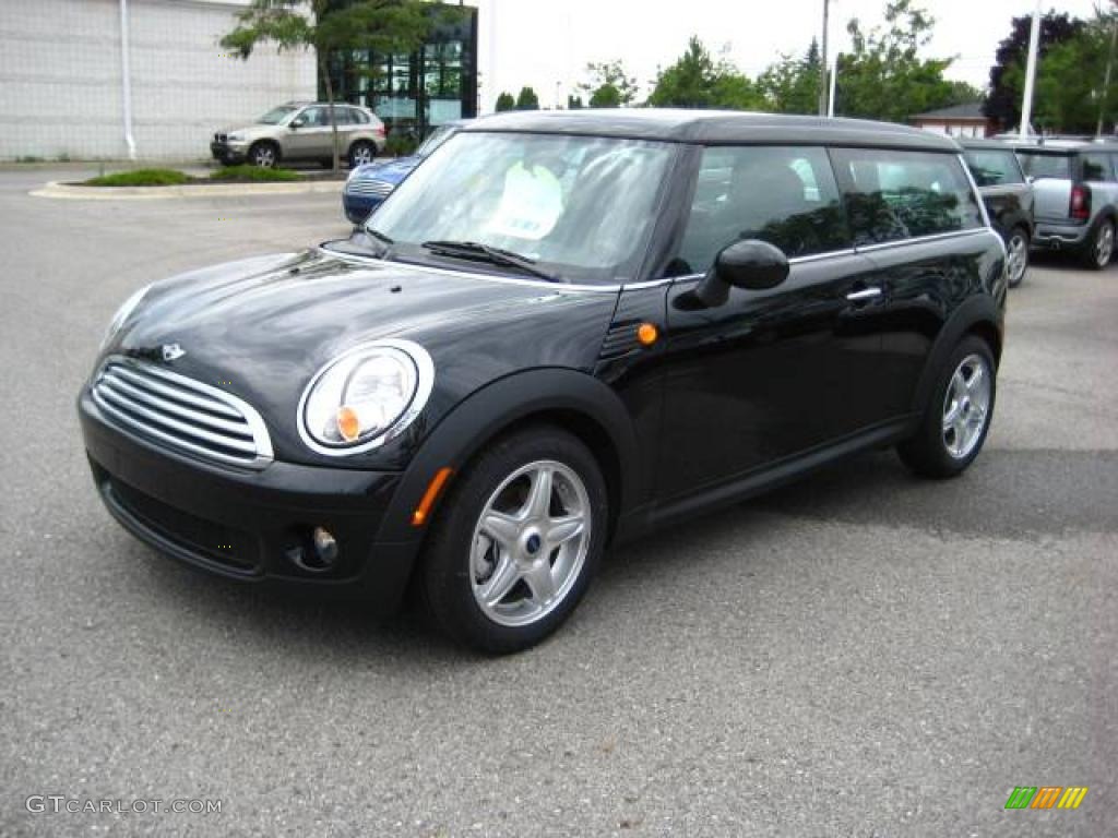 2009 Cooper Clubman - Midnight Black / Black/Grey photo #1