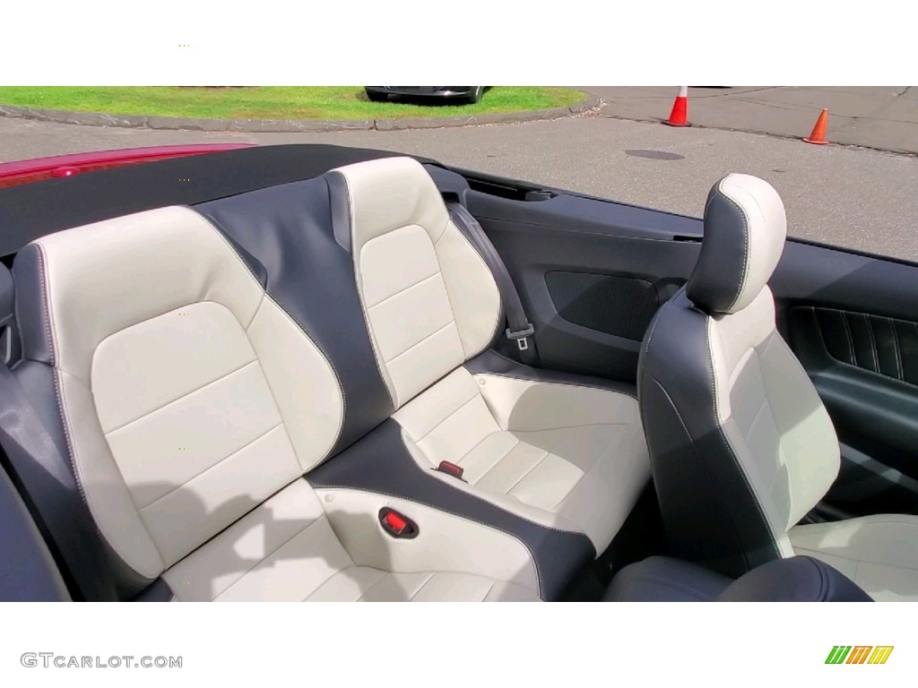 2021 Ford Mustang EcoBoost Premium Convertible Rear Seat Photo #142760741