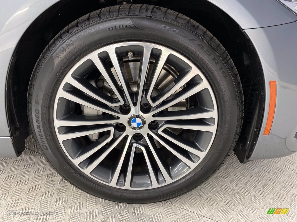 2018 5 Series 530i Sedan - Bluestone Metallic / Black photo #6