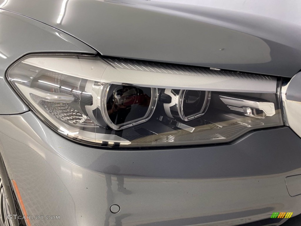 2018 5 Series 530i Sedan - Bluestone Metallic / Black photo #7