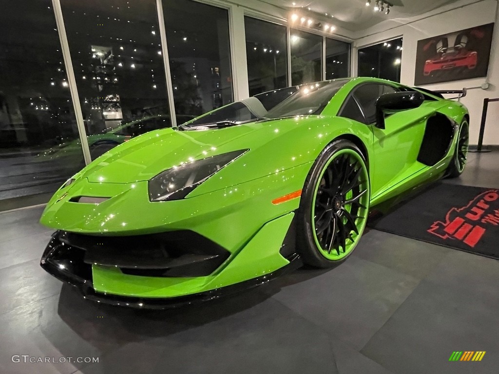 2020 Aventador SVJ LP770-4 Coupe - Verde Mantis / Nero photo #1