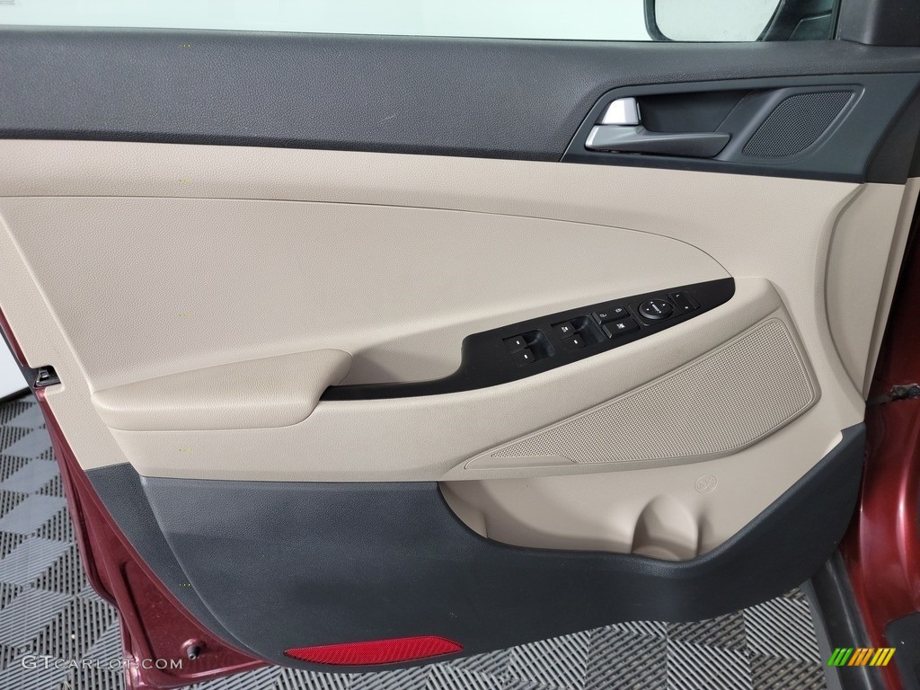 2017 Tucson Eco AWD - Ruby Wine / Beige photo #14