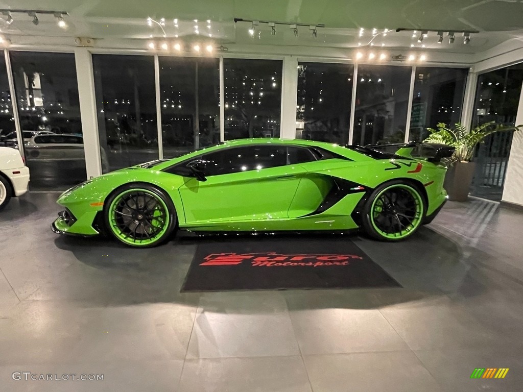 Verde Mantis 2020 Lamborghini Aventador SVJ LP770-4 Coupe Exterior Photo #142760933
