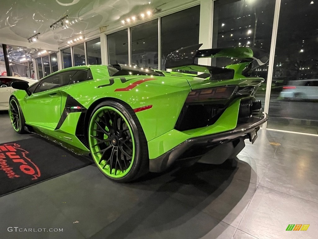 Verde Mantis 2020 Lamborghini Aventador SVJ LP770-4 Coupe Exterior Photo #142760966