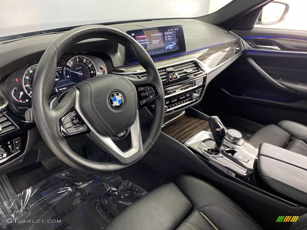 2018 5 Series 530i Sedan - Bluestone Metallic / Black photo #16