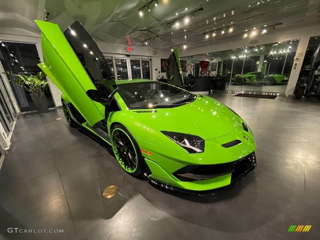 Verde Mantis 2020 Lamborghini Aventador SVJ LP770-4 Coupe Exterior Photo #142761053