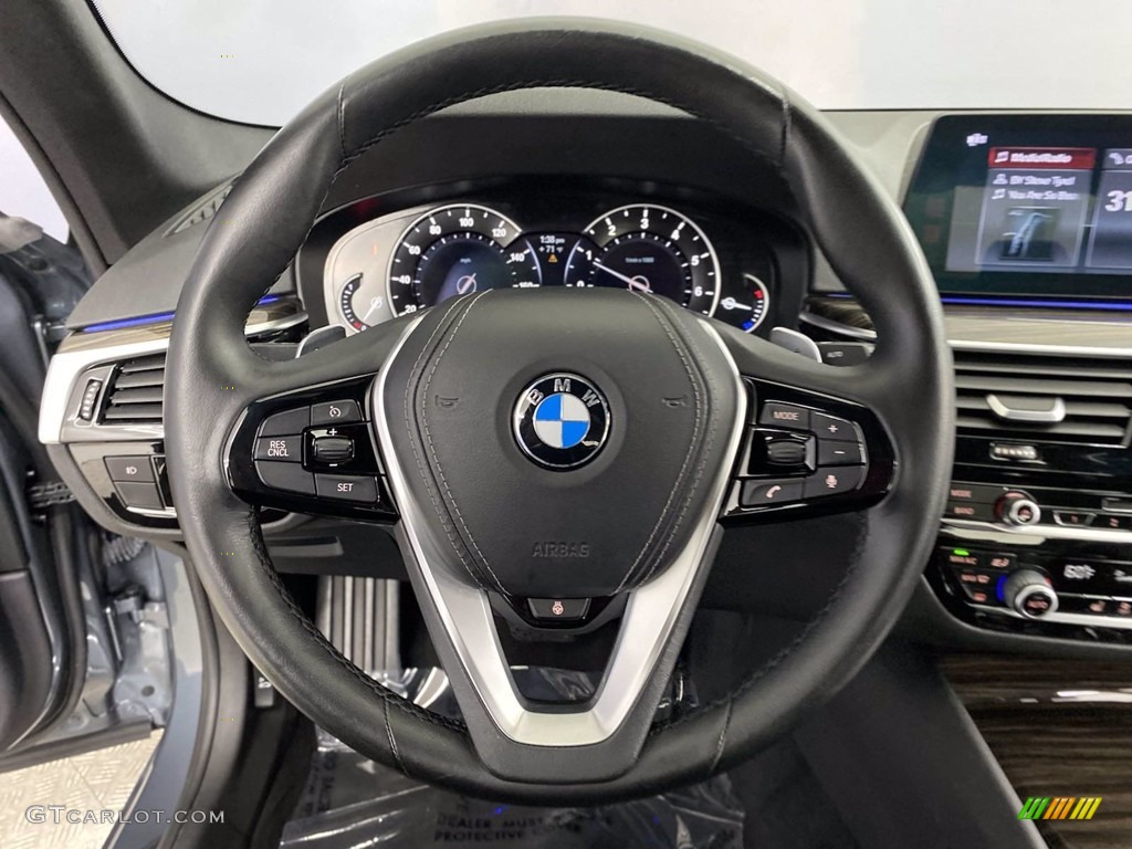 2018 5 Series 530i Sedan - Bluestone Metallic / Black photo #18