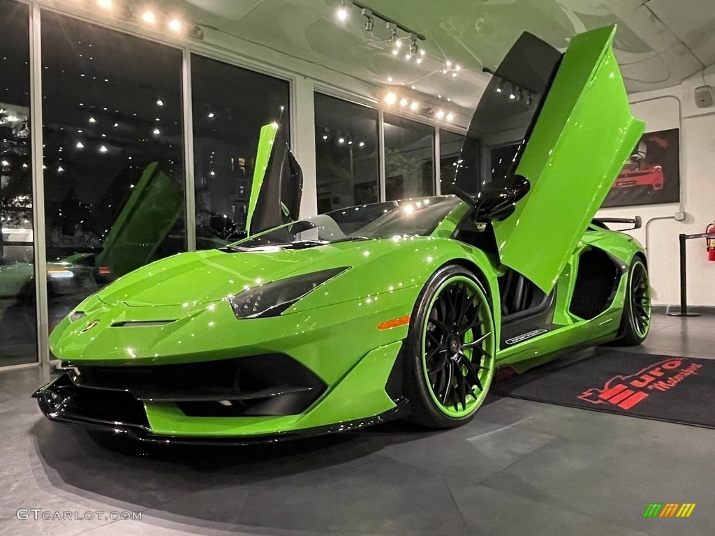 Verde Mantis 2020 Lamborghini Aventador SVJ LP770-4 Coupe Exterior Photo #142761132