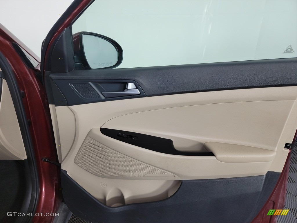 2017 Tucson Eco AWD - Ruby Wine / Beige photo #27