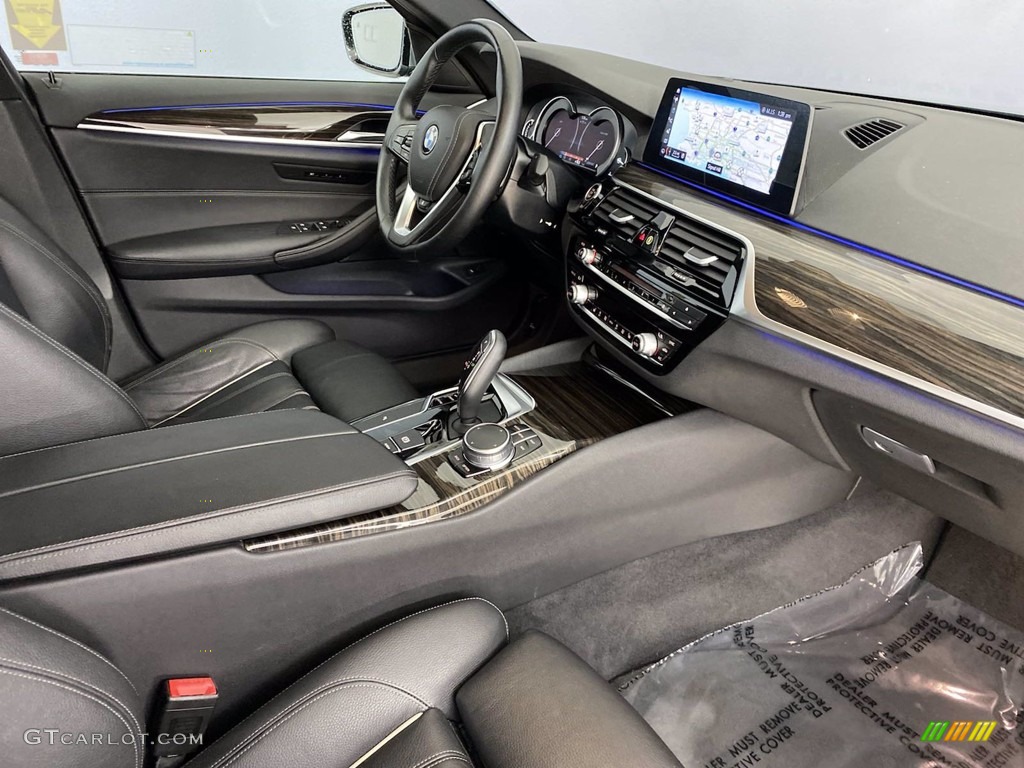 2018 5 Series 530i Sedan - Bluestone Metallic / Black photo #33