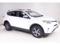 Super White 2018 Toyota RAV4 XLE