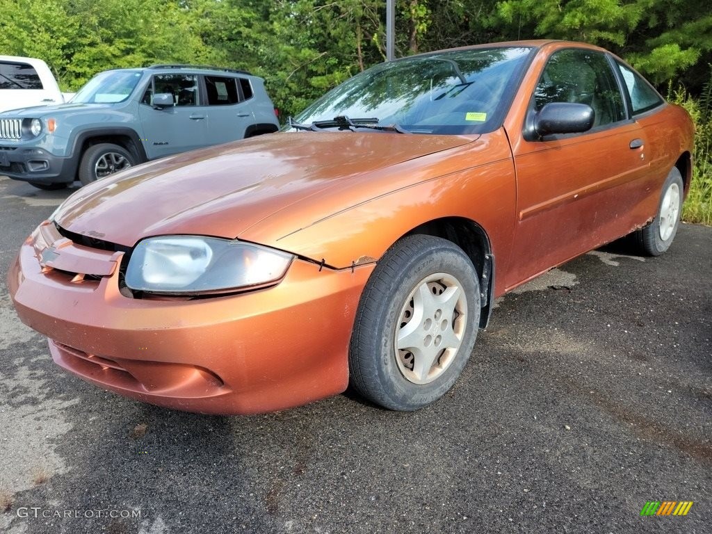 2005 Cavalier Coupe - Sunburst Orange Metallic / Graphite Gray photo #3