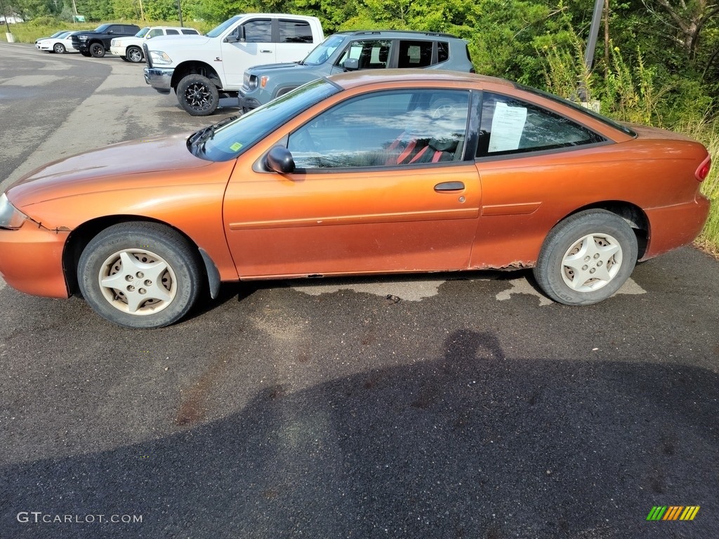 2005 Cavalier Coupe - Sunburst Orange Metallic / Graphite Gray photo #4