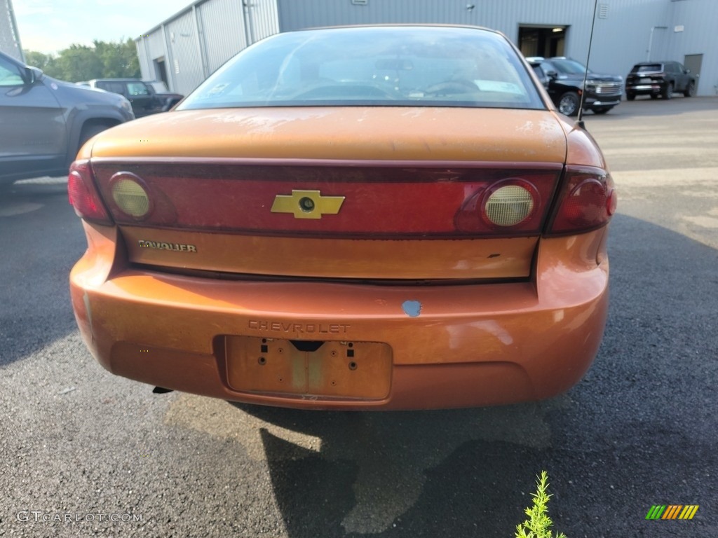 2005 Cavalier Coupe - Sunburst Orange Metallic / Graphite Gray photo #6
