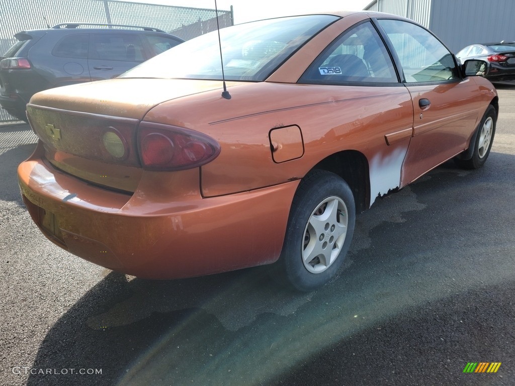2005 Cavalier Coupe - Sunburst Orange Metallic / Graphite Gray photo #7