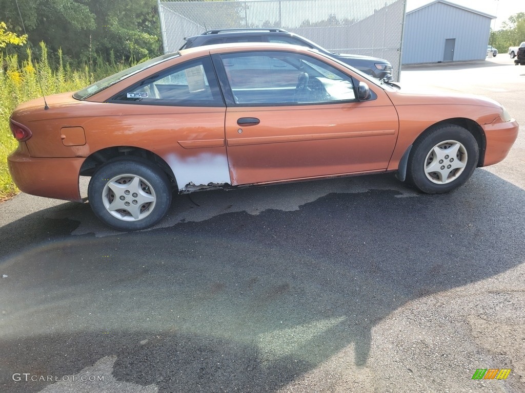2005 Cavalier Coupe - Sunburst Orange Metallic / Graphite Gray photo #8