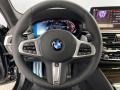 Black 2022 BMW 5 Series 540i Sedan Steering Wheel