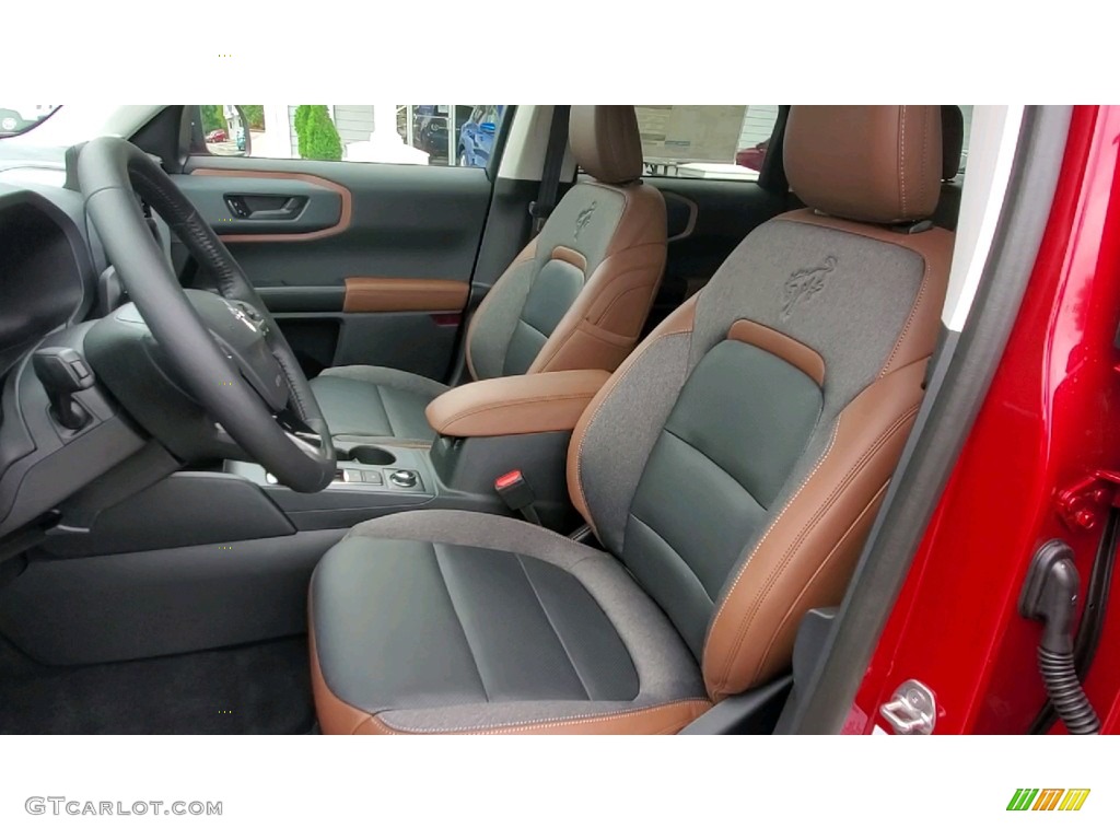 Ebony/Roast Interior 2021 Ford Bronco Sport Outer Banks 4x4 Photo #142763109