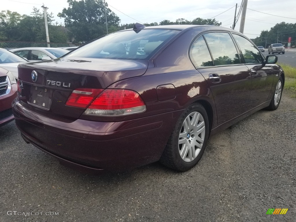 2008 7 Series 750Li Sedan - Barbera Red Metallic / Cream Beige photo #3