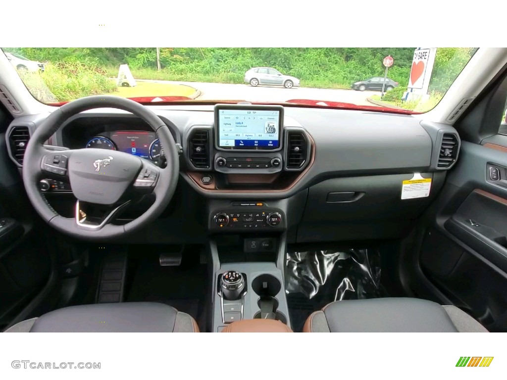 2021 Ford Bronco Sport Outer Banks 4x4 Ebony/Roast Dashboard Photo #142763259
