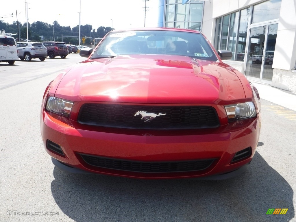 2012 Mustang V6 Coupe - Red Candy Metallic / Charcoal Black photo #5