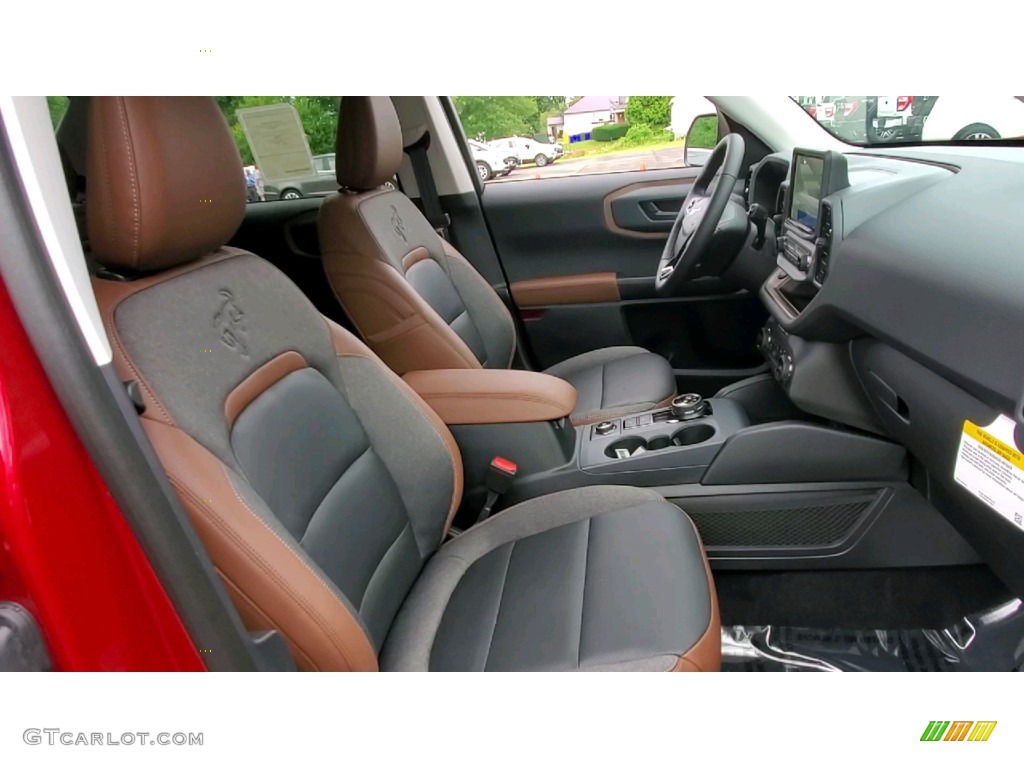 Ebony/Roast Interior 2021 Ford Bronco Sport Outer Banks 4x4 Photo #142763376
