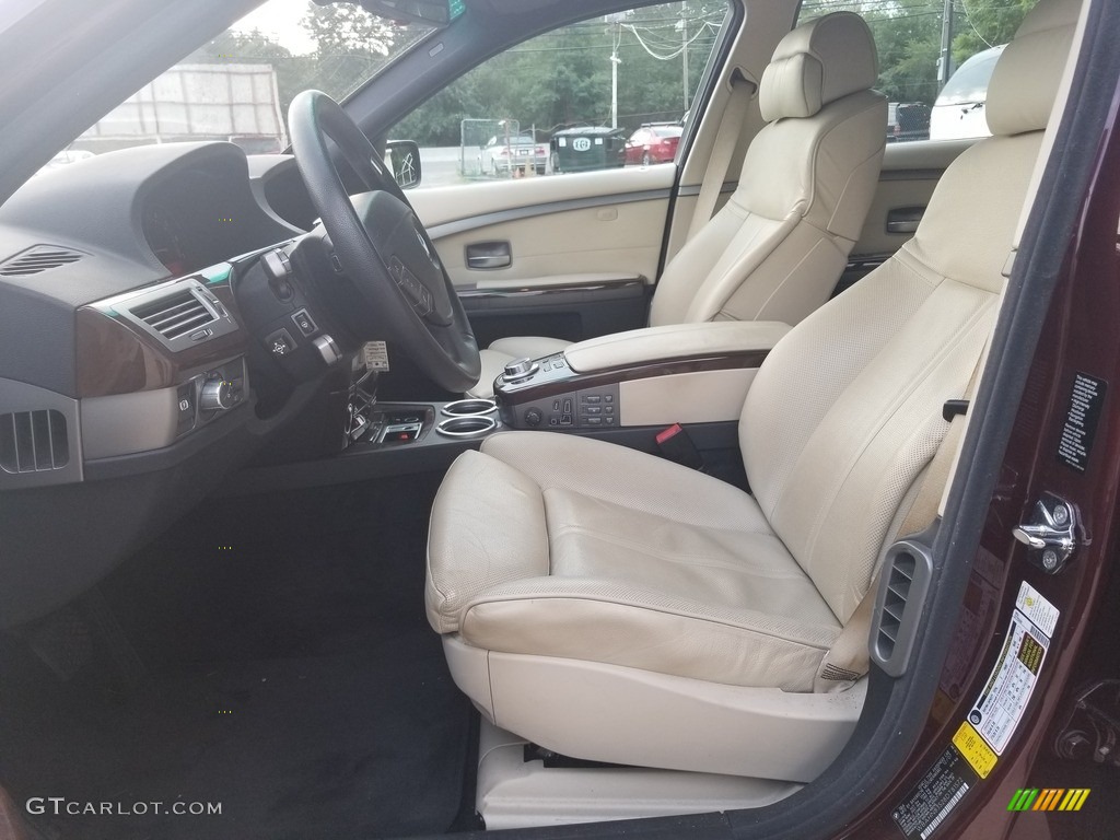2008 BMW 7 Series 750Li Sedan Front Seat Photo #142763385