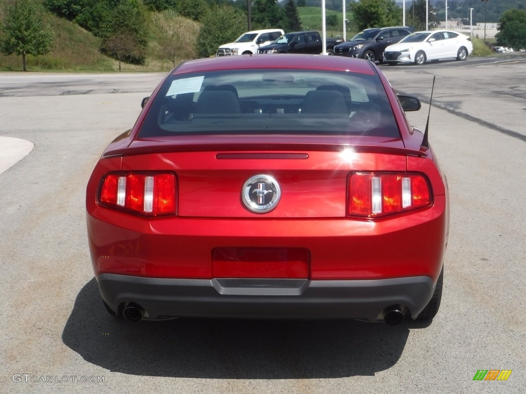 2012 Mustang V6 Coupe - Red Candy Metallic / Charcoal Black photo #9