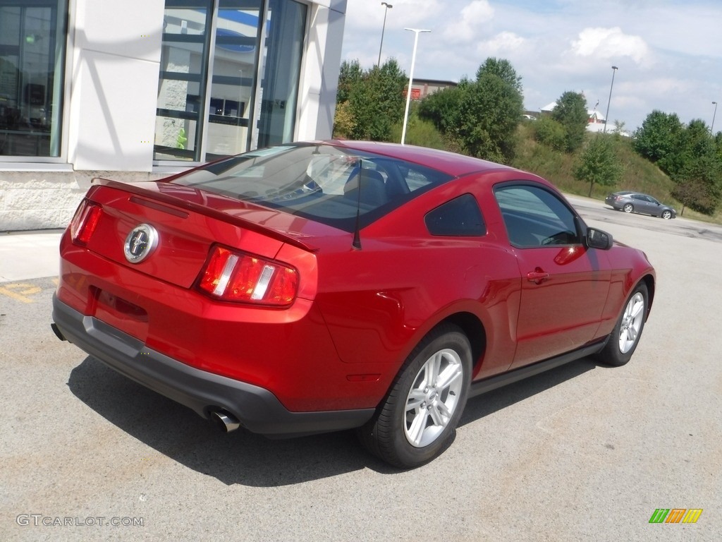 2012 Mustang V6 Coupe - Red Candy Metallic / Charcoal Black photo #10