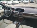 2008 BMW 7 Series Cream Beige Interior Dashboard Photo