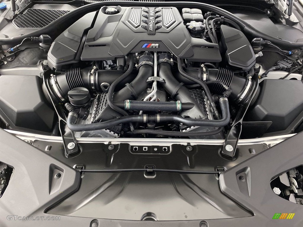 2022 BMW M8 Competition Convertible 4.4 Liter M TwinPower Turbocharged DOHC 32-Valve VVT V8 Engine Photo #142763535