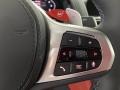 2022 BMW M8 Sakhir Orange/Black Interior Steering Wheel Photo