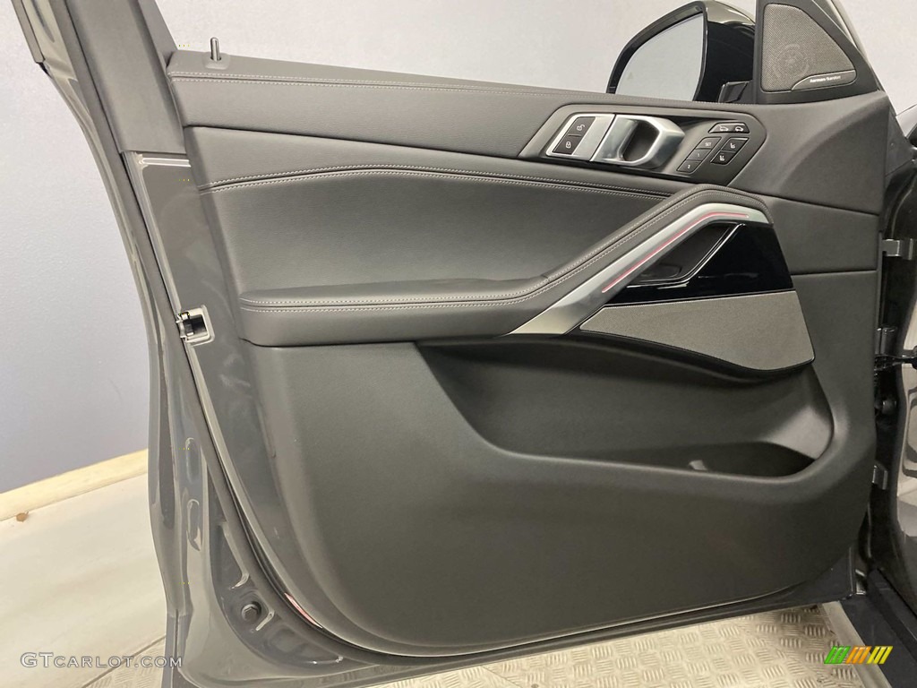 2022 BMW X6 M50i Black Door Panel Photo #142765137