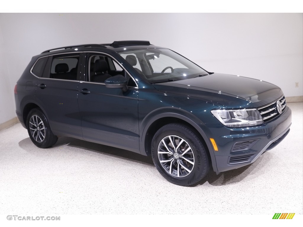Dark Moss Green Metallic 2019 Volkswagen Tiguan SE 4MOTION Exterior Photo #142765554