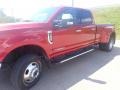 2018 Race Red Ford F350 Super Duty Lariat Crew Cab 4x4  photo #12