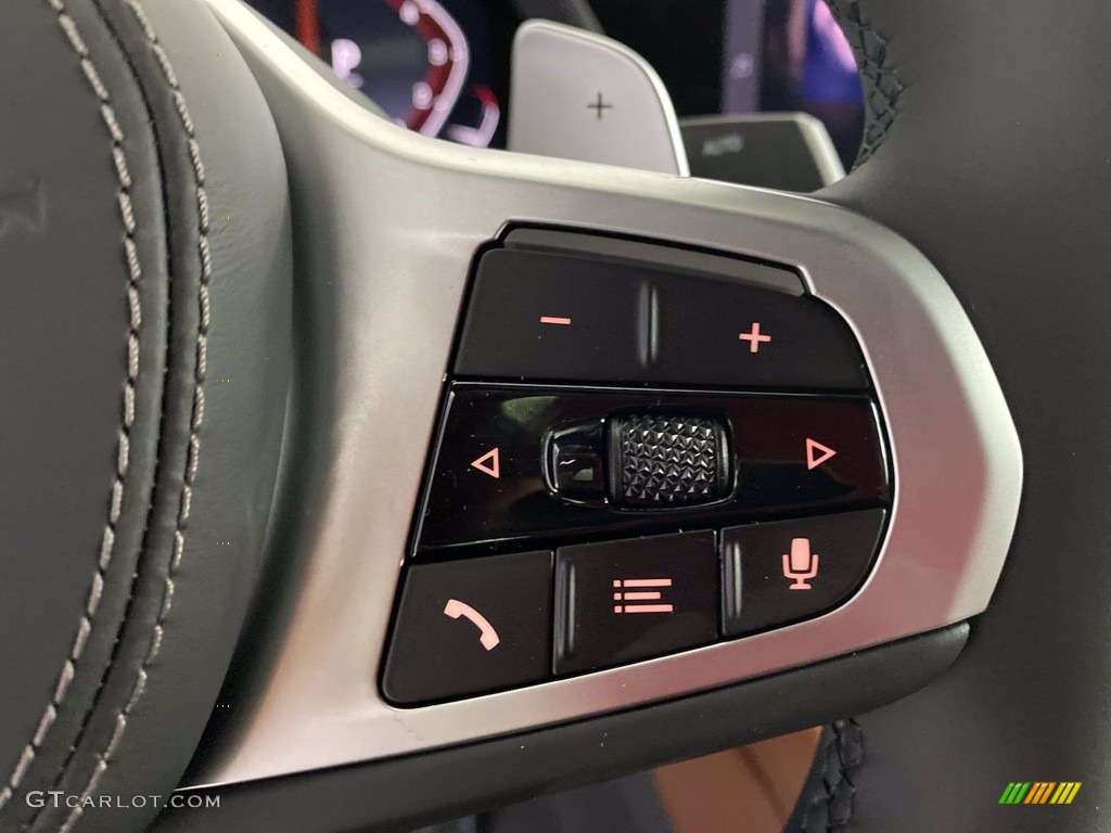 2022 BMW X6 xDrive40i Tartufo Steering Wheel Photo #142766055