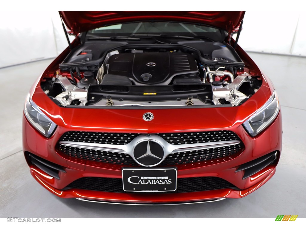 2020 CLS 450 4Matic Coupe - designo Cardinal Red Metallic / Black photo #17