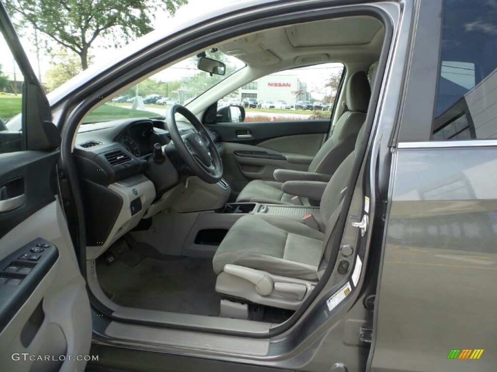 2013 CR-V EX AWD - Polished Metal Metallic / Gray photo #3