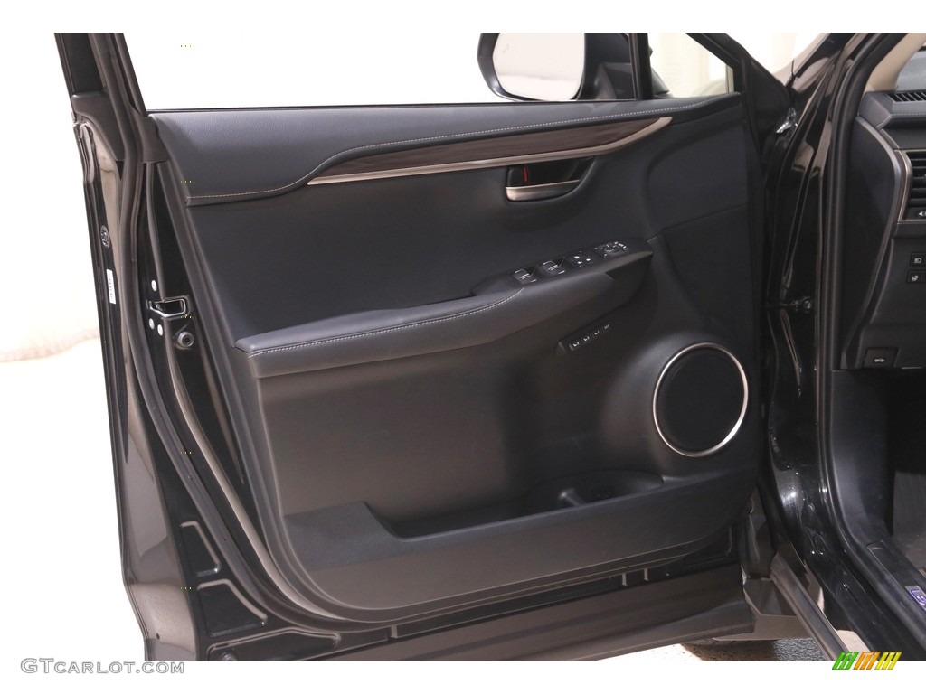 2018 Lexus NX 300h Hybrid AWD Black Door Panel Photo #142768053