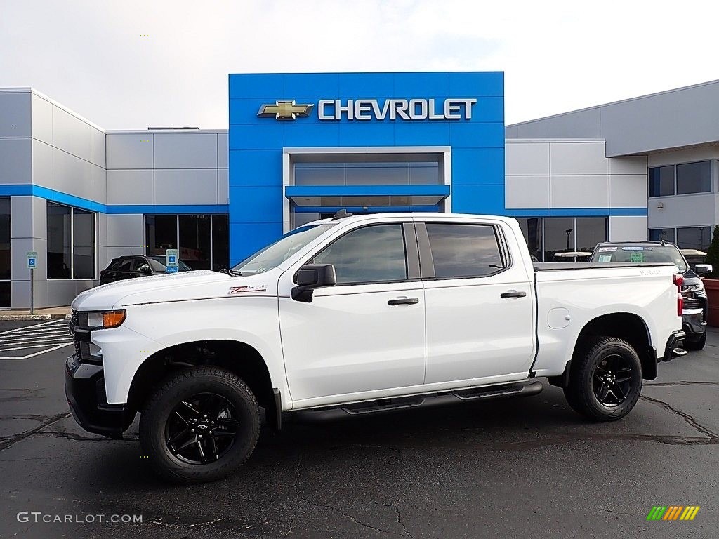 2019 Silverado 1500 Custom Z71 Trail Boss Crew Cab 4WD - Summit White / Jet Black photo #1