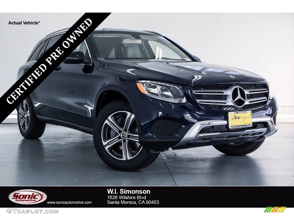 2019 GLC 300 - Brilliant Blue Metallic / Silk Beige/Black photo #1