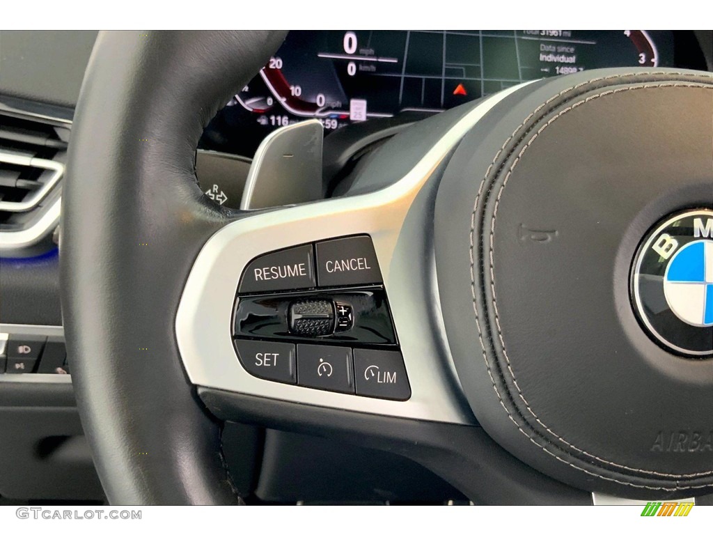 2019 BMW X5 xDrive40i Cognac Steering Wheel Photo #142770504