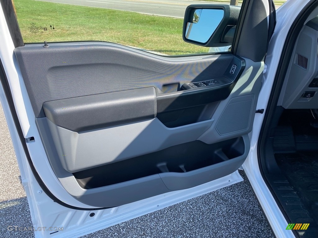2021 Ford F150 XL SuperCrew 4x4 Medium Dark Slate Door Panel Photo #142770801