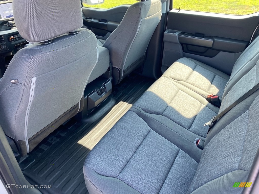 Medium Dark Slate Interior 2021 Ford F150 XL SuperCrew 4x4 Photo #142770849