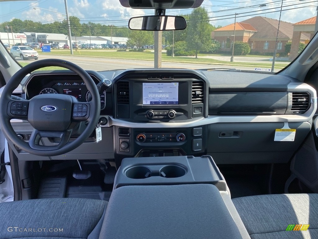 2021 Ford F150 XL SuperCrew 4x4 Medium Dark Slate Dashboard Photo #142770870